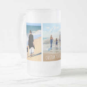 Ditt fotokollage Glass Beer Mugg med Anpassningsba