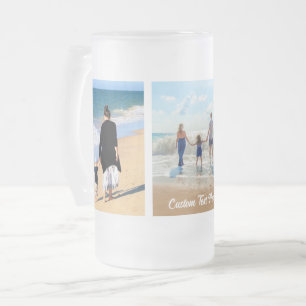 Ditt fotokollage Glass Beer Mugg med Anpassningsba