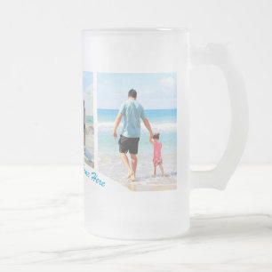 Ditt fotokollage Glass Beer Mugg med Anpassningsba