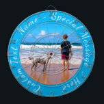 Ditt fotopatsnämndsgåva med Anpassningsbar Text Na Darttavla<br><div class="desc">Anpassningsbar - Foton och ritytor - Gör din egen design - Personligens familj/vänner/sällskapsdjur eller egen handdator - Lägg till foto/text/Namn - Ändra storlek och flytta eller ta bort och lägg till inslag / text med verktyg för anpassning! Välj teckensnitt / storlekt / färg ! Du kan överföra designen till fler...</div>