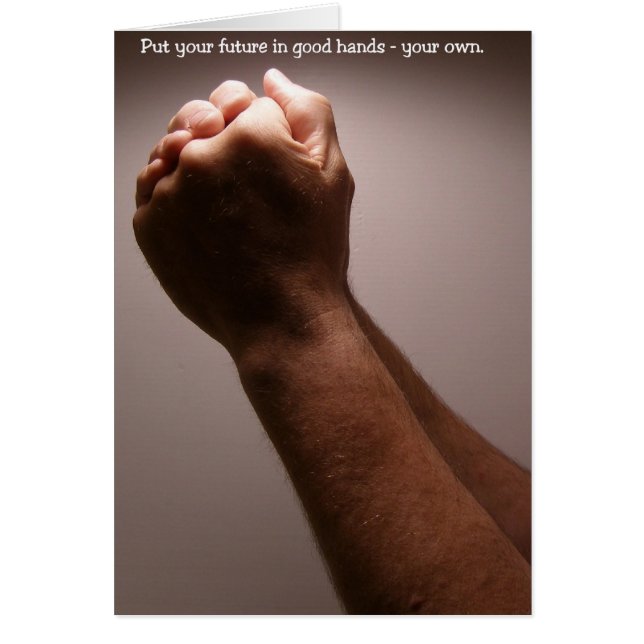 Ditt framtida (den male versionen) hälsningskort (Framsidan)