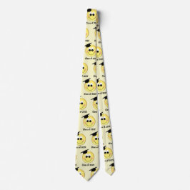 Ditt Grad-år Lycklig Ansikte med Studentmössa Slips