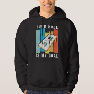 Ditt Hål är min mållåsbag i Stil Hoodie
