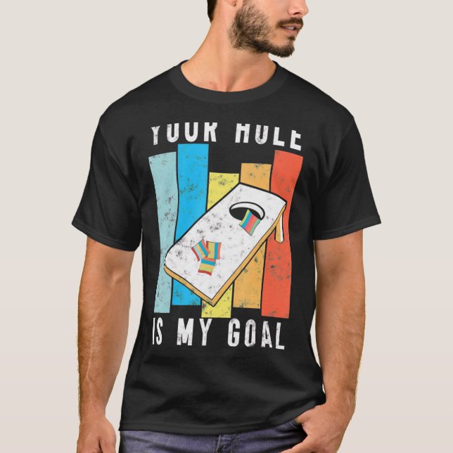 Ditt Hål är min mållåsbag i Stil T Shirt (Framsida)