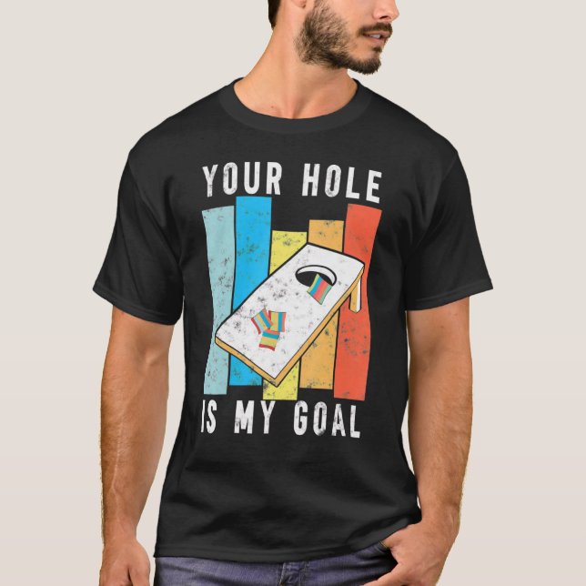 Ditt Hål är min mållåsbag i Stil T Shirt (Framsida)