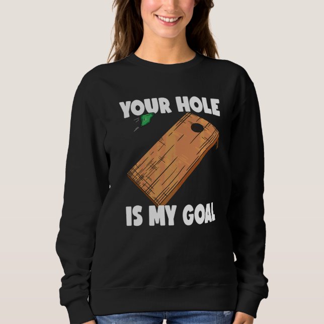 Ditt hål är mitt mål Cornhole  2 T Shirt (Framsida)