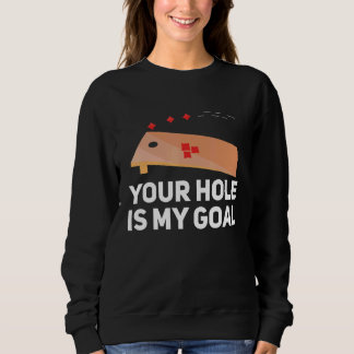 Ditt hål är mitt mål Cornhole-spelare Bean Bag-lag T Shirt