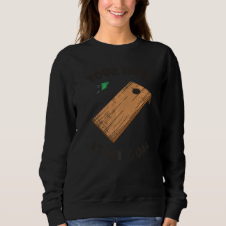 Ditt Hål Är Mitt Mål Cornhole T Shirt