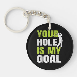 Ditt Hål är mitt mål - Golf Player Golfing Humor P