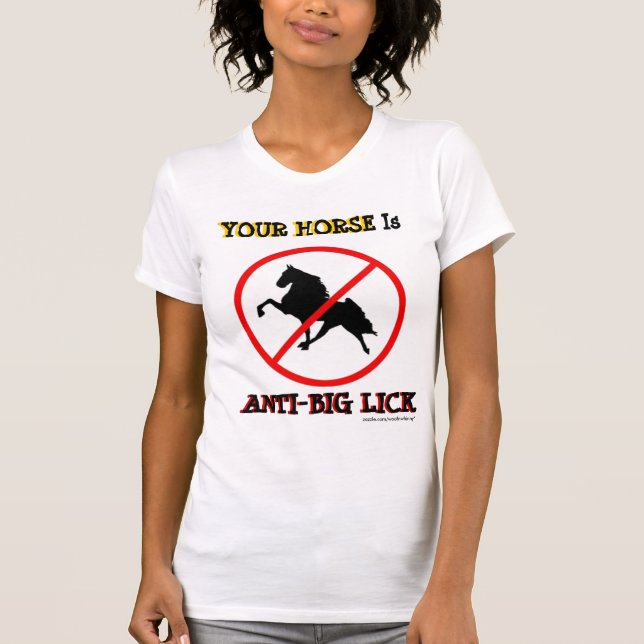 DITT HÄLSA ÄR ANTI-BIG-SLICKA TEE SHIRT (Framsida)