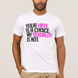 Ditt hat är ett val t-shirt