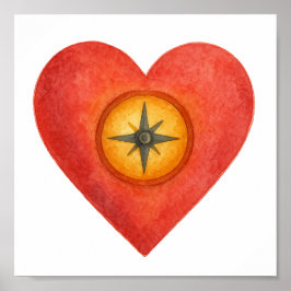 Ditt hjärta känner till högernas riktning poster