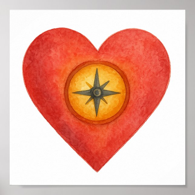 Ditt hjärta känner till högernas riktning poster (Framsidan)