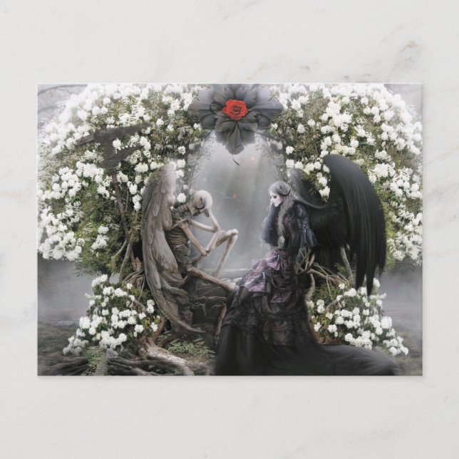 Ditt hjärta slår ihjäl mig varje dag vykort (Framsida)