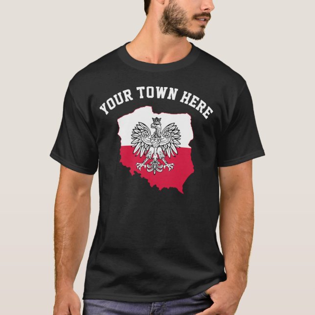 Ditt hus här polskt Pride T-shirt (Framsida)