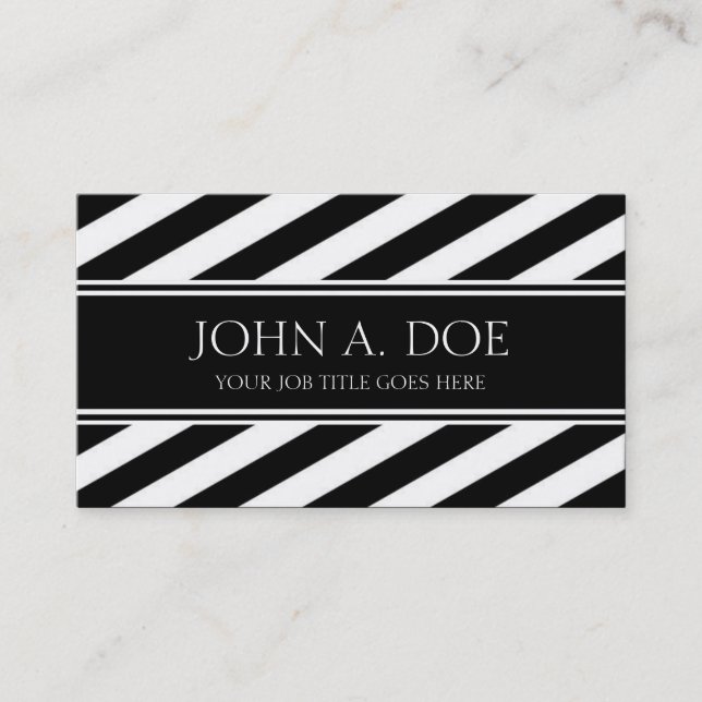 Ditt jobbTitel! Diagonalt Pub för menyfliksområdet Visitkort (Framsida)