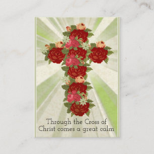 Ditt Kor Prayer St. Francis de Sales Heliga Card Visitkort
