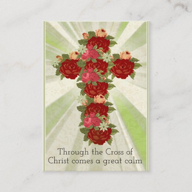 Ditt Kor Prayer St. Francis de Sales Heliga Card Visitkort (Framsida)
