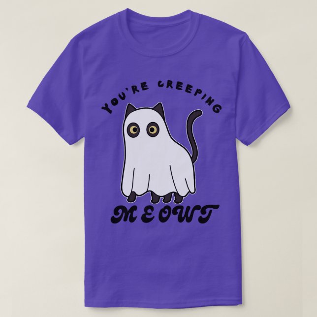 Ditt krypmedel Halloween Catlovers T Shirt (Design framsida)