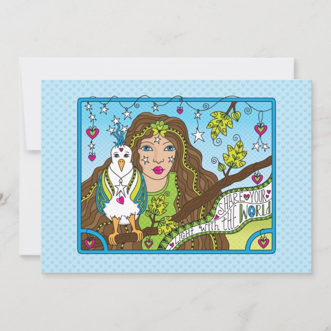  ditt lätta_platta kort 7 x 5 tum (Framsida)