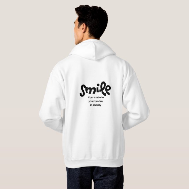 Ditt leende  b hoodie (Hel baksida)