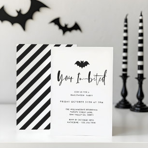 Ditt lilla svarta Fladdermus-Halloween fest Inbjudningar