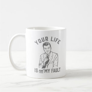 Ditt liv är inte mitt kritiserar kaffemugg