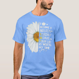 Ditt liv är värt min tid BIOLOGY TEACHER TTA T Shirt