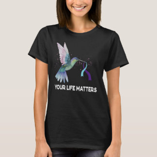 Ditt Liv Har Betydelse Band N Suicide Medvetenhet T Shirt