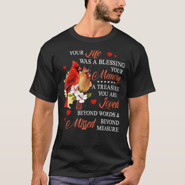 Ditt Liv Var En Värdefull Gåva T Shirt (Framsida)