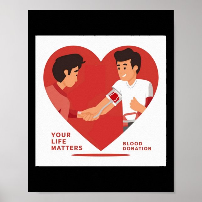 Ditt livs S - Blodgivarens fästpunkt Poster (Framsidan)