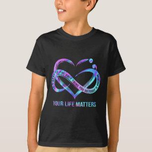 Ditt Livs Självmordsförebyggande Medvetenhet Stann T Shirt