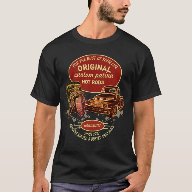 Ditt livstidsrost i Hot rod Råtta  T Shirt (Framsida)