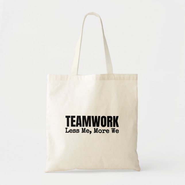 Ditt Logoteam Motiverande Företag Samarbete Tygkasse (Framsidan)