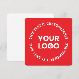 Ditt logotyp/alla uppladdade bilder & cirkulär tex anteckningskort