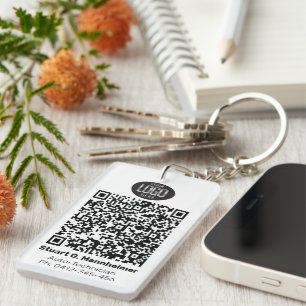 Ditt Logotyp Photo Digital Vaccine QR-kod-ID