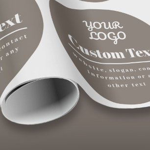Ditt logotyp retro-modern modern beige och ljust g presentpapper