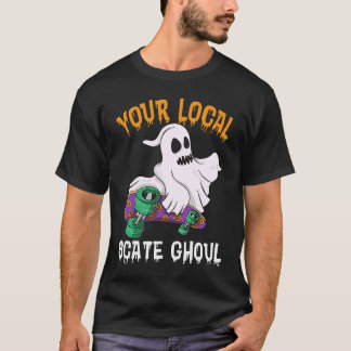 Ditt lokala tillstånd Chouls Manar Ghost Scary Hal T Shirt