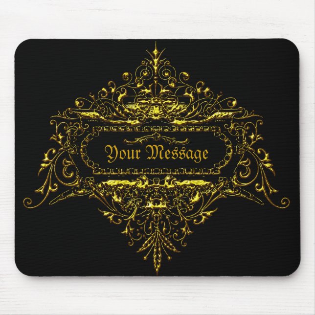 Ditt meddelande Emblem2A Mousepad Musmatta (Framsidan)
