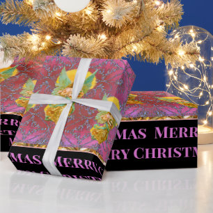 Ditt meddelande Flyter Änglar för jul Presentpapper