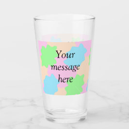 Ditt meddelande här lägg till text namn boho färgr glaskopp