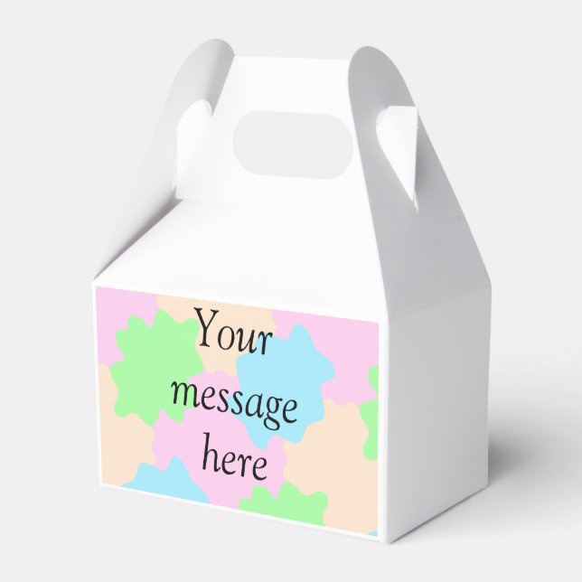Ditt meddelande här lägg till text namn boho färgr presentaskar (Framsidan Sidan)