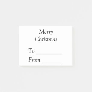 Ditt meddelande här lägg till text namn god jul post-it block