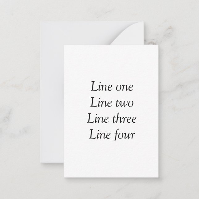 Ditt meddelande här lägger till text namn monogram (Framsida)