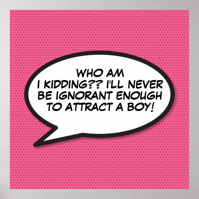 Ditt Meddelande Talbubbla Kul Retro Tecknad Serie Poster (Framsidan)