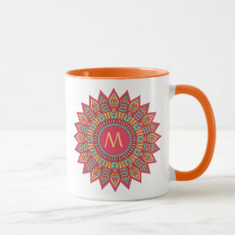 Ditt Monogram i Boho Ram Mugg