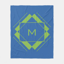 Ditt Monogram i filtar i Geometric Mönster