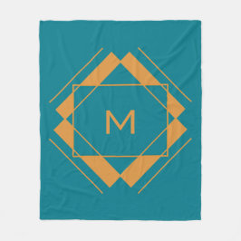 Ditt Monogram i filtar i Geometric Mönster