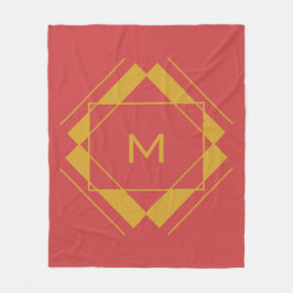 Ditt Monogram i filtar i Geometric Mönster