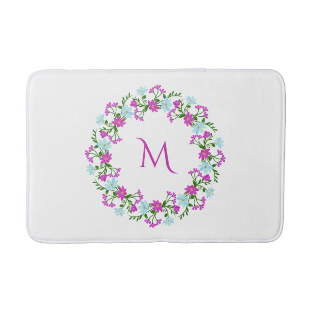 Ditt Monogram i nedre badmattor i Ram Badrumsmatta (Framsidan)